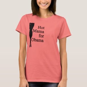 T-shirt maman chaude pour obama