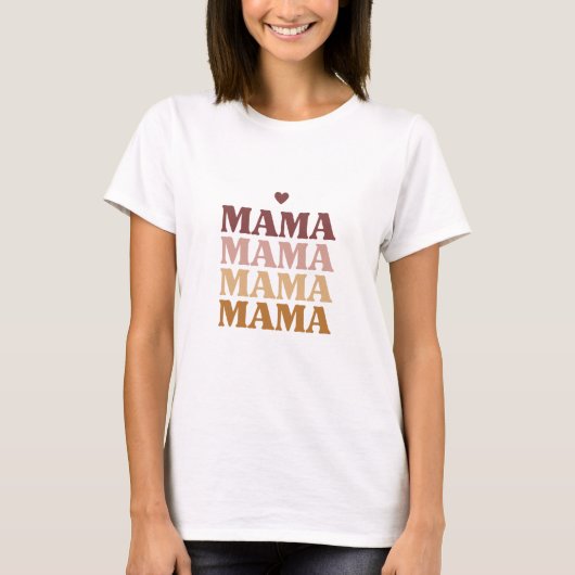 T-shirt maman, chemise mère jour maman, da mère (Devant)