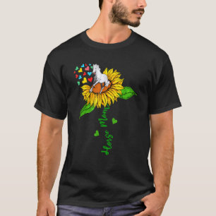 T-shirt Maman Cheval Animaux de Ferme Mignons sur Ferme de