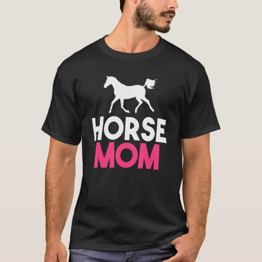 T-shirt Maman Cheval Équitation (Devant)