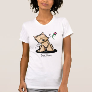 T-shirt Maman chien Cairn Terrier