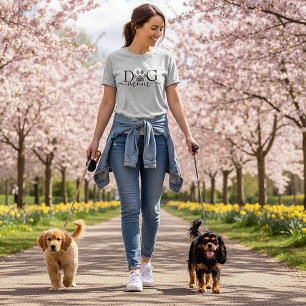 T-shirt Maman Chien empreinte de patte