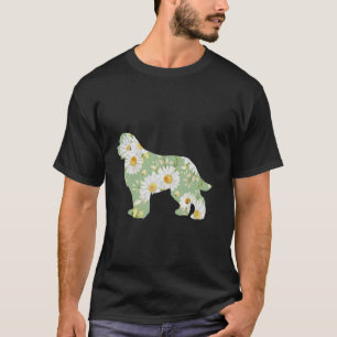 T-shirt Maman chien Terre-Neuve fleur de marguerite, Nouve