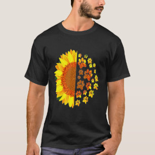 T-shirt Maman chien tournesol Technicienne vétérinaire Vét