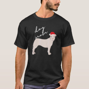 T-shirt Maman Chri de chien Terrier Américain Pit Bull Bla