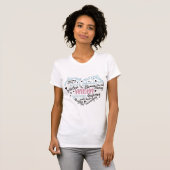 T-shirt Maman Coeur Soin fort (Devant entier)