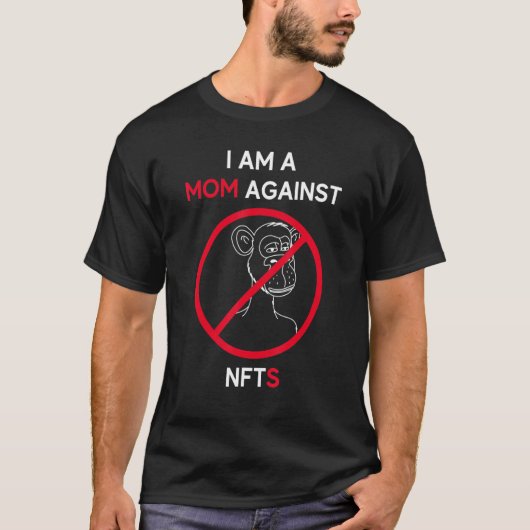 T-shirt Maman contre les NFT (Devant)