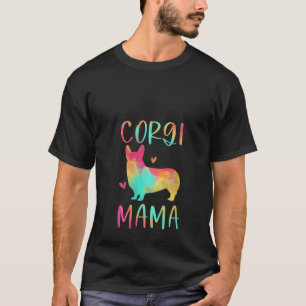 T-shirt Maman Corgi Féminin Cadeaux Colorés de Corgi Gallo