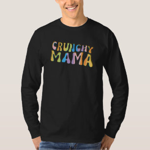 T-shirt Maman Crunch Tout Naturel Allaitement Hippie Moder