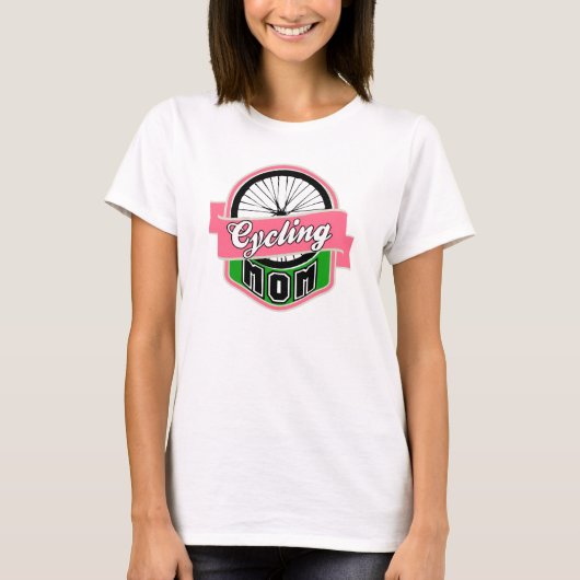 T-shirt Maman cycliste (Devant)