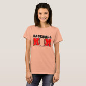 T-shirt Maman Dames De Baseball (Devant entier)