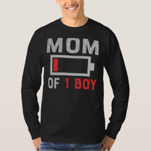 T-shirt Maman De 1 Garçon Présente De Fils Fille Fille Mèr