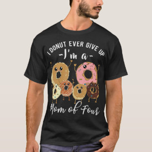 T-shirt Maman de 4 Drôle citation de beigne Mère de l'astr