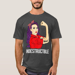 T-shirt Maman de 8 Indestructible Maman8 Fête des mères