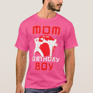 T-shirt Maman De Anniversaire Karate Taekwondo Boy Martial