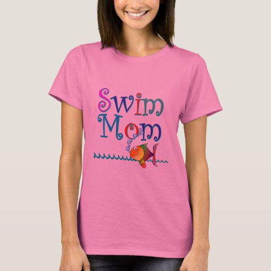 T-shirt Maman de bain (Devant)