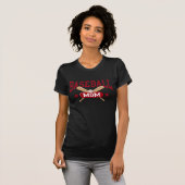 T-shirt Maman de base-ball (Devant entier)