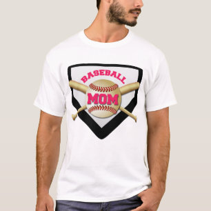 T-SHIRT MAMAN DE BASE-BALL
