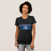 T-shirt Maman de base-ball (Devant entier)