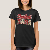 T-shirt Maman de baseball (Devant)