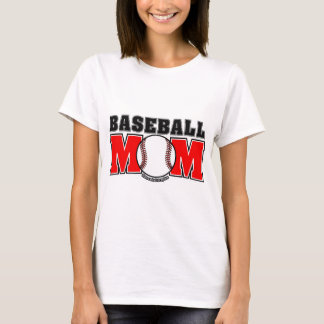 T-shirt Maman de baseball