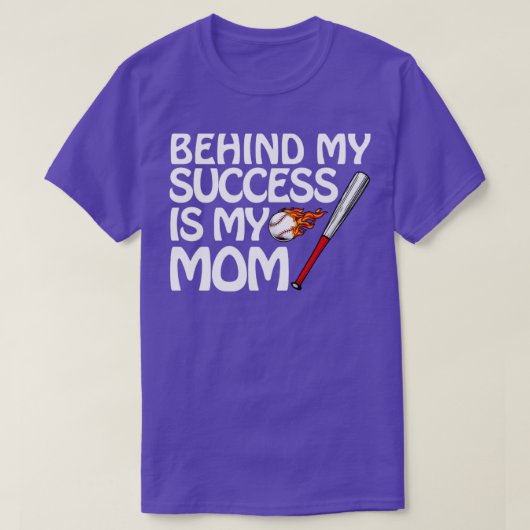 T-shirt maman de baseball (Design devant)