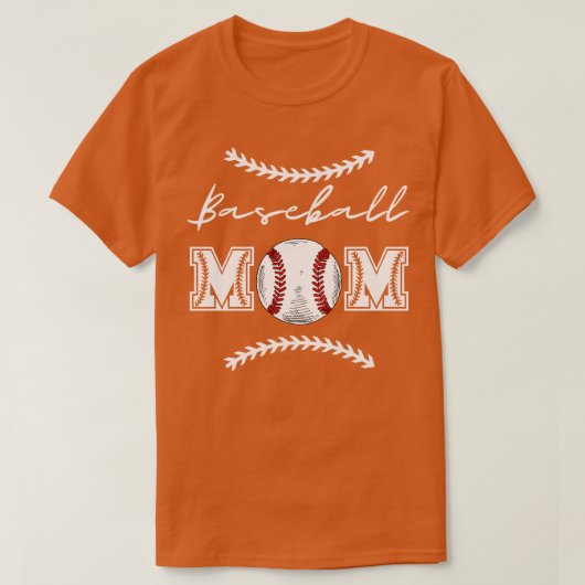 T-shirt Maman de baseball 17 (Design devant)