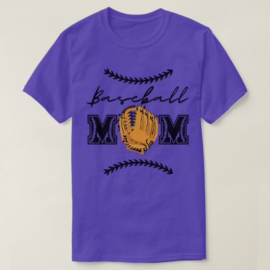 T-shirt Maman de baseball 25 (Design devant)