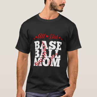 T-shirt Maman de baseball toute étoile