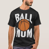 T-shirt Maman de basket (Devant)