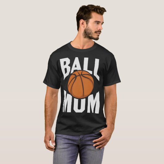 T-shirt Maman de basket (Devant entier)