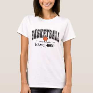 T-shirt Maman de basket-ball personnalisée