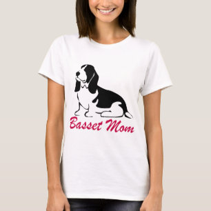 T-shirt Maman de Basset Hound