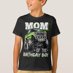 T-shirt Maman de Birthday Boy Monster Truck Anniversaire N