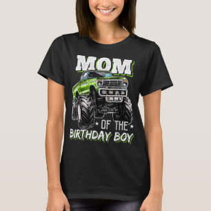 T-shirt Maman de Birthday Boy Monster Truck Anniversaire N
