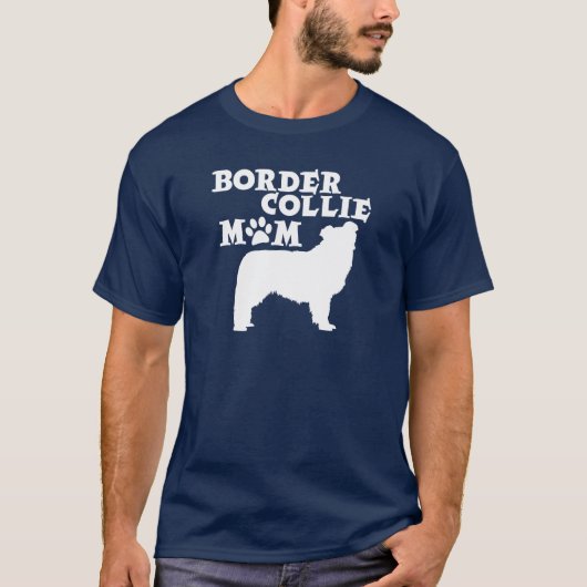 T-SHIRT MAMAN DE BORDER COLLIE (Devant)