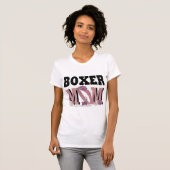 T-shirt MAMAN de boxeur (Devant entier)