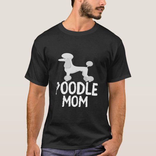 T-shirt Maman de caniche (Devant)