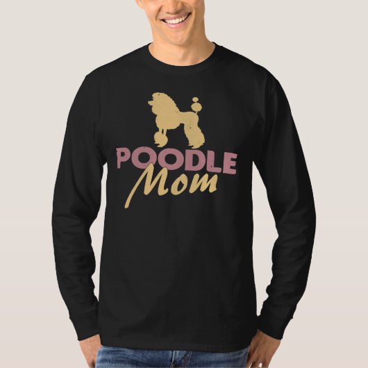 T-shirt Maman de caniche (Devant)
