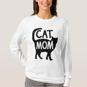 T-shirt Maman de chat (Devant)