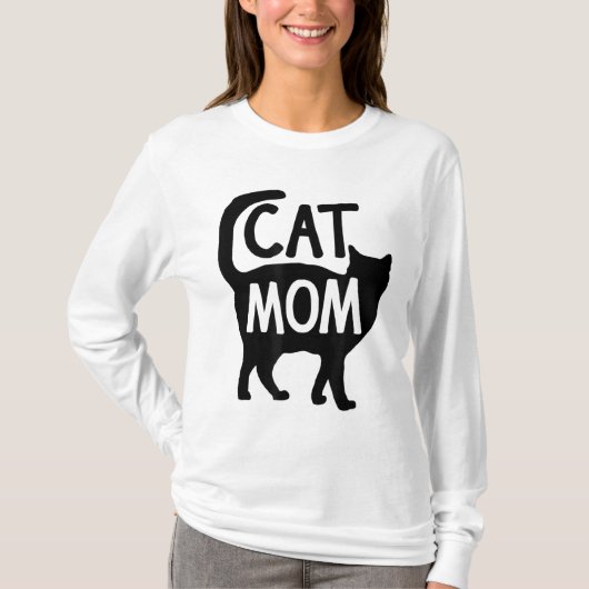 T-shirt Maman de chat (Devant)