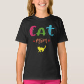 T-shirt Maman de chat (Devant)
