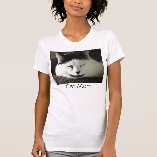 T-shirt Maman de chat (Devant)