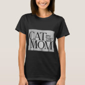 T-shirt Maman de chat (Devant)