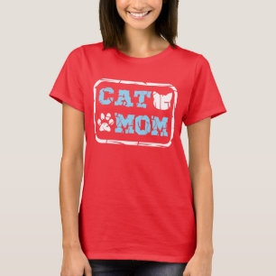 T-shirt Maman de chat