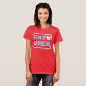 T-shirt Maman de chat (Devant entier)