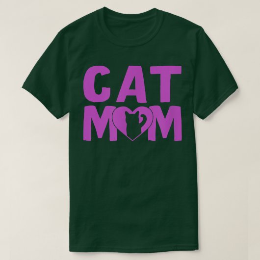 T-shirt Maman de chat (Design devant)