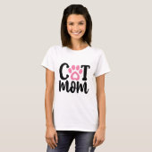T-shirt Maman de chat (Devant entier)