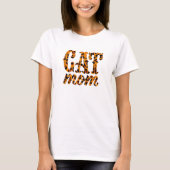 T-shirt Maman de chat (Devant)