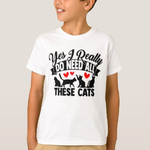 T-shirt Maman de chat Kitty mignonne folle Papa amateur de